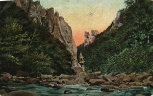 Vintage Postcard 1905 Bodethal Bodethor Highest Mountain in Harz Pennsylvania PA