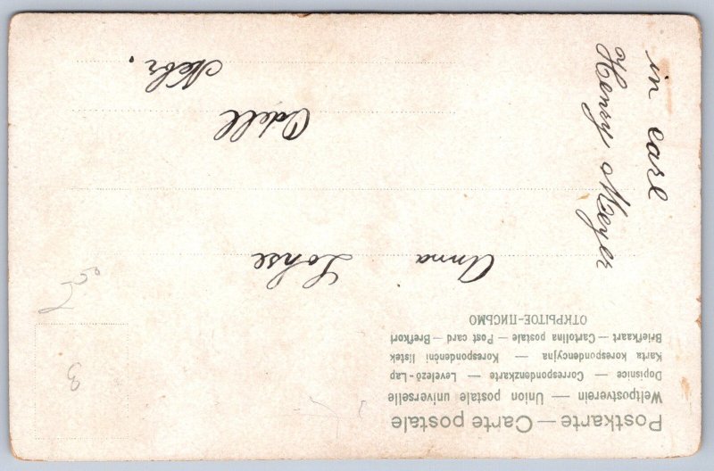 K34/ Kansas Postcard c1910 Greetings from Hanover Kansas 60