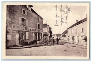 1952 Hotel Du Lion Cassigny Rue De Dilon Hte-Marne France Posted Postcard
