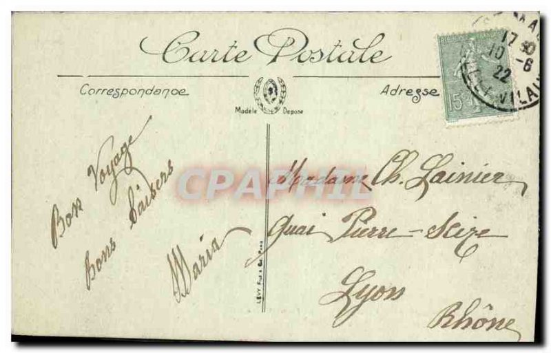 Postcard Old Saint Malo Panorama doors to the St Vincent and Grand Gateway an...