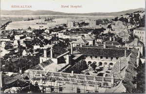 Gibraltar Naval Hospital Vintage Postcard C098