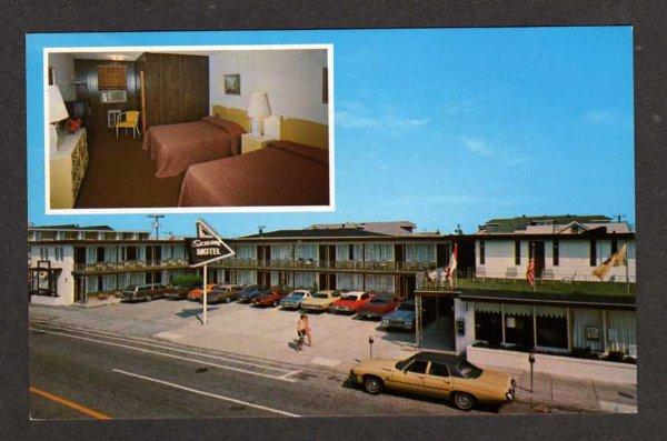 NJ View Skylark Motel WILDWOOD NEW JERSEY Postcard PC