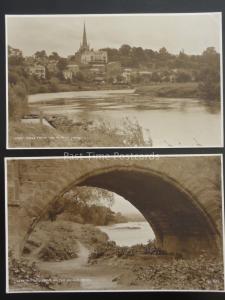 Hereford 2 x ROSS ON WYE & THE WILTON BRIDGE c1915 RP Postcard by Judges 3432/6