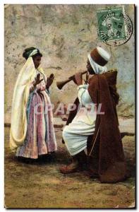 Old Postcard Folklore North Africa