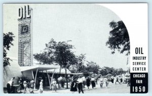 CHICAGO FAIR, Illinois IL ~ OIL INDUSTRY Service Center 1950  Postcard