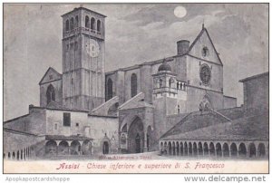 Italy Assisi Perugia Chiese Inferiore E Superiore Oi Saint Francesco