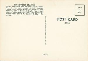 Riverfront Stadium - Cincinnati, Ohio - Reds Baseball - Bengals Football