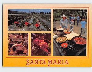 Postcard Scene in Santa Maria California