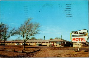 Tumbleweed Motel Liberal KS c1958 Vintage Postcard C17