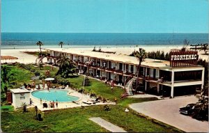 The Frontenac Hotel Court, Lido Beach Sarasota FL Vintage Postcard O63