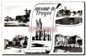 Modern Postcard Souvenir De Troyes