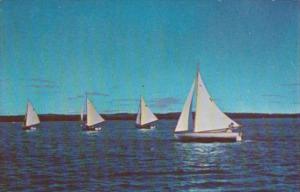 Sailing At Charlevoix Michigan