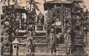 Indonesia Poera Dewa Temple Koeta Bali Vintage Postcard C077