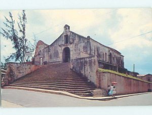 Pre-1980 CHURCH SCENE San German - Near Mayaguez Puerto Rico PR AD0528