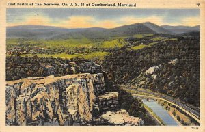 East Portal of The Narrows Cumberland, Maryland MD s 