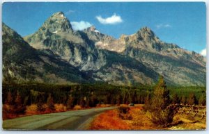 M-94919 Grand Tetons in Autumn from US Highways 89 & 187 Jackson Hole WY