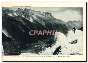Old Postcard Chamonix Chamonix Valley Of The Bossons Glacier View From