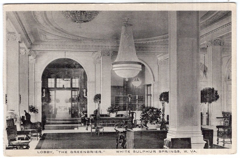 White Sulphur Springs, W.Va., Lobby, The Greenbrier