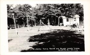 C85/ Onamia Minnesota Photo RPPC Postcard c1950s Silkers Cove Mille Lacs Lake 2