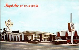 Vintage Postcard the Royal Inn of St. George, Utah KH7