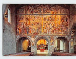 Postcard Crocifissione (Luini), Chiesa degli Angeli, Lugano, Switzerland