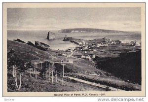 General View Of Perce, Quebec, Canada, PU-1935