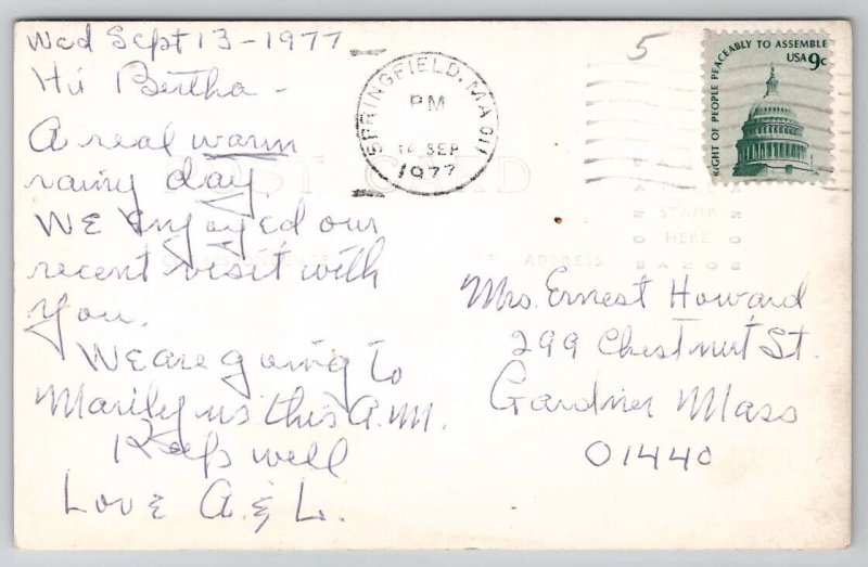 Smugglers Cave Smugglers Notch VT RPPC Postcard A37