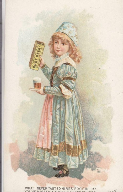 188X, Hires Improved Root Beer Advertising Card, Mint (33466)