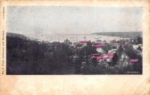 Port Jefferson New York c1906 Postcard Port Jefferson Harbor Suffolk Long Island