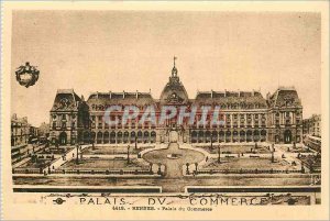 Old Postcard Rennes Palais du Commerce