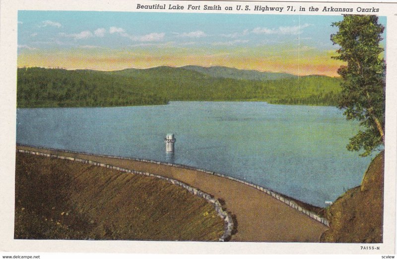 OZARKS , Arkansas, 1910-30s ; Lake Fort Smith & dam