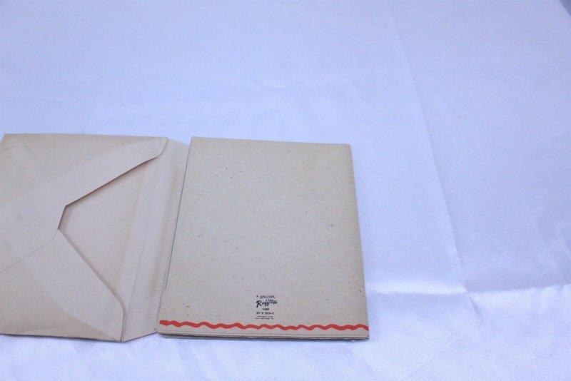 Vintage 1948 Un-used Craft Paper Folded Hallmark Valentine Card Open 23 x 18