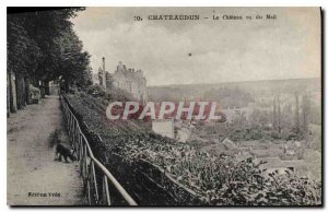 Old Postcard Chateaudun Chateau seen from Mail