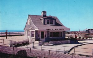 Vintage Postcard Carey's Real Estate Services Ocean City New Jersey Senior Pub.