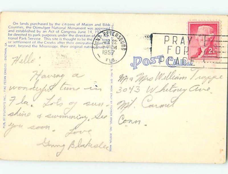 Linen RUSTIC BRIDGE Macon Georgia GA AD6794