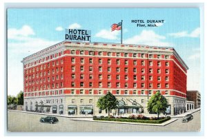 Hotel Durant Flint MI Michigan Postcard (BN1)