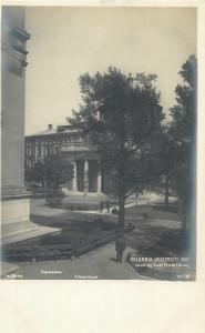 New York City Columbia University 1907 Real Photo looking East from Library