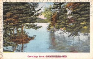 Gambrills Maryland Greetings Scenic View Vintage Postcard JH230410