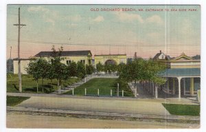 Old Orchard Beach, Me., Entrance To Sea Side Park