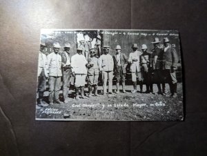 Mint Mexico PPC Postcard Mexican Revolution General Obregon High Command