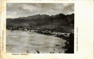 PC CPA JAMAICA, KINGSTOWN HARBOUR, Vintage Postcard (b21604)