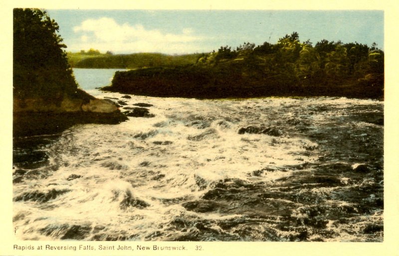 Canada - New Brunswick. St. John, Rapids at Reversing Falls