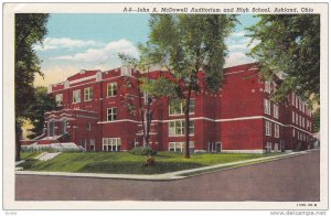 Exterior,  John A. McDowell,  Auditorium and High School,  Ashland,  Ohio,  3...