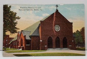 National Soldiers Home Virginia, Franklin Murphy Chapel Postcard B2