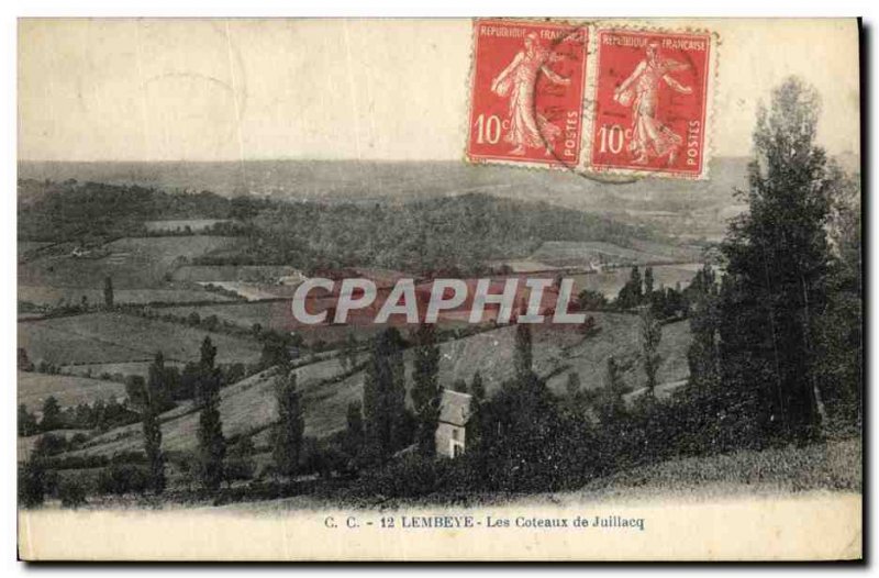 Old Postcard Lembeye Les Coteaux De Juillacq