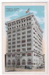 Commercial National Bank Shreveport Louisiana 1920s postcard