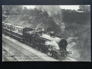 L&NWR London & North Western Railway LOCOMOTIVE QUEEN EXPRESS - Old Postcard