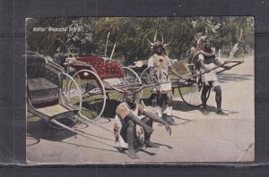 NATAL, RICKSHA BOYS, 1911 ppc. Durban, 1d. to Australia.