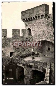 Roquebrune Village Modern Postcard The castle