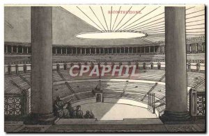 Postcard Ancient Rome Ricostruzione Illustration Eagle Raptor